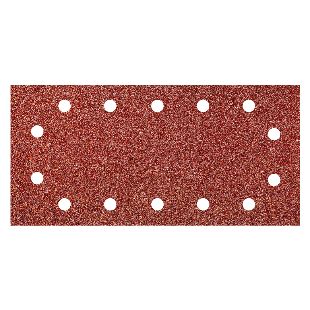 TOP-55H720--Papier ścierny na rzep 115 x 230 mm, K40, 5 szt., z otworami