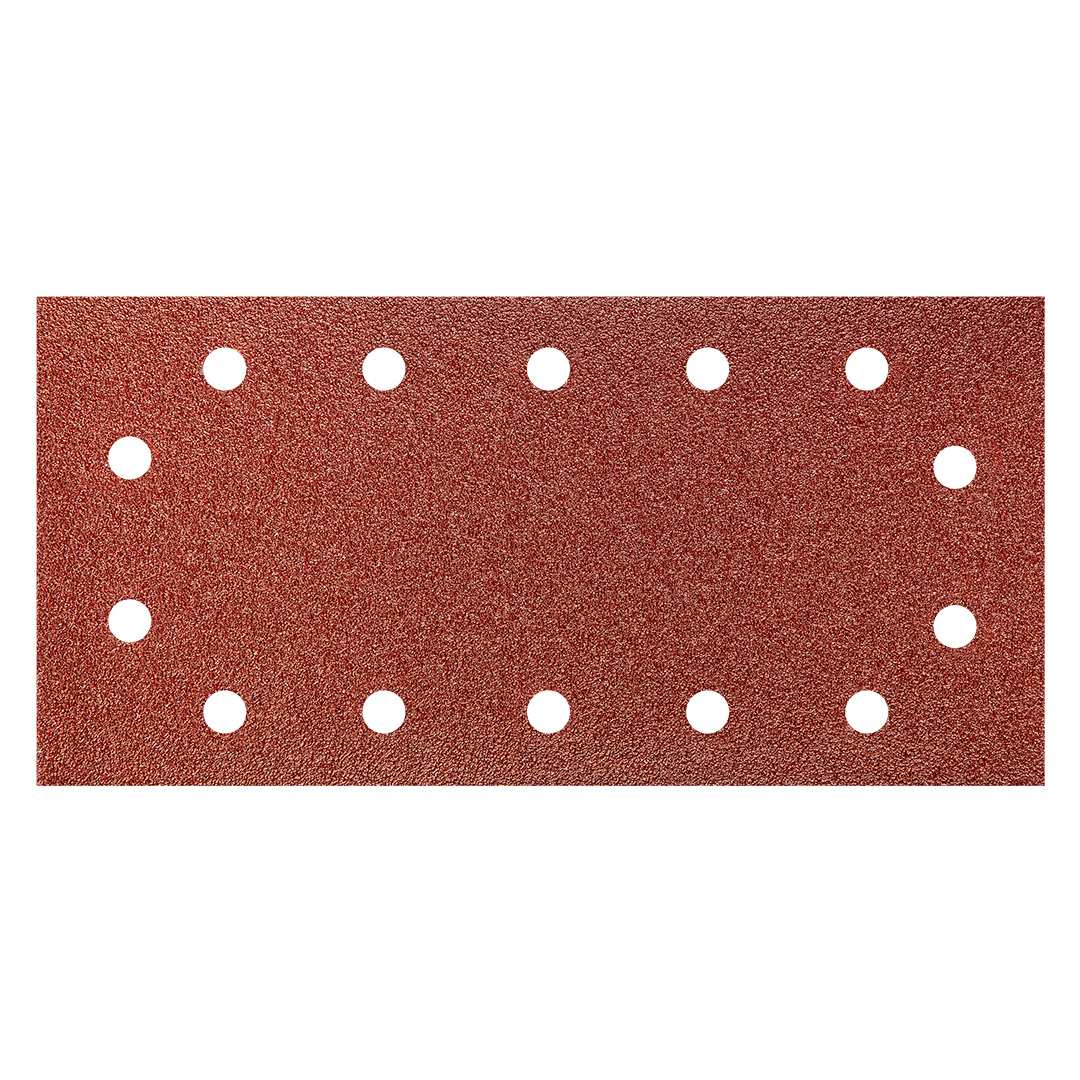 TOP-55H721--Papier ścierny na rzep 115 x 230 mm, K60, 5 szt., z otworami