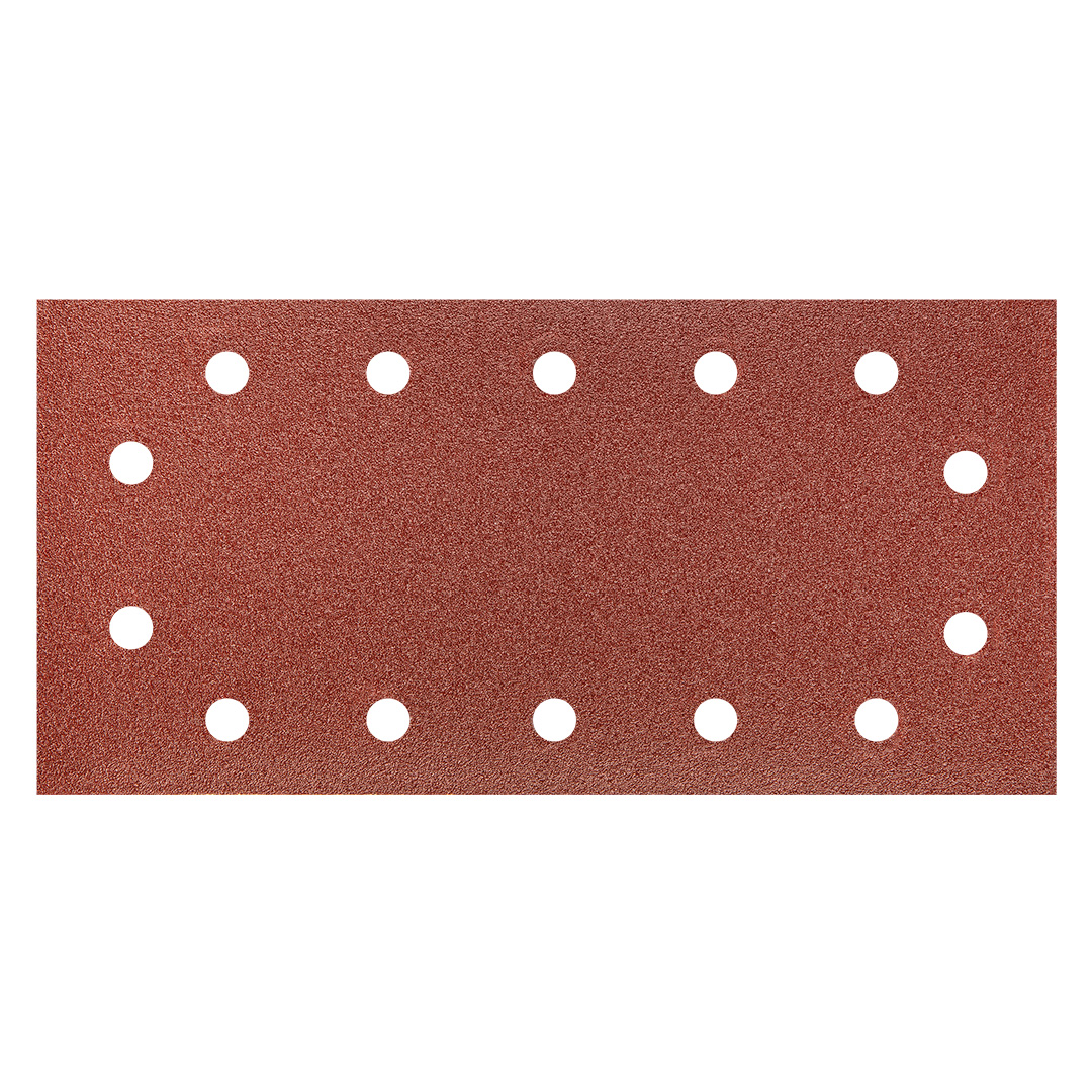 TOP-55H723--Papier ścierny na rzep 115 x 230 mm, K100, 5 szt., z otworami