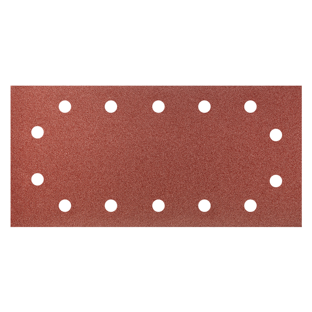 TOP-55H724--Papier ścierny na rzep 115 x 230 mm, K120, 5 szt., z otworami