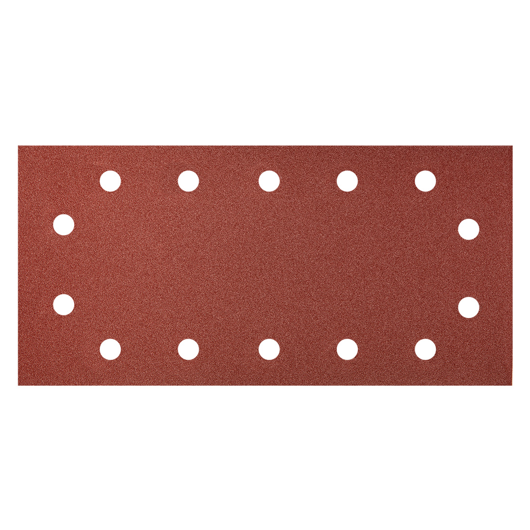 TOP-55H725--Papier ścierny na rzep 115 x 230 mm, K180, 5 szt., z otworami