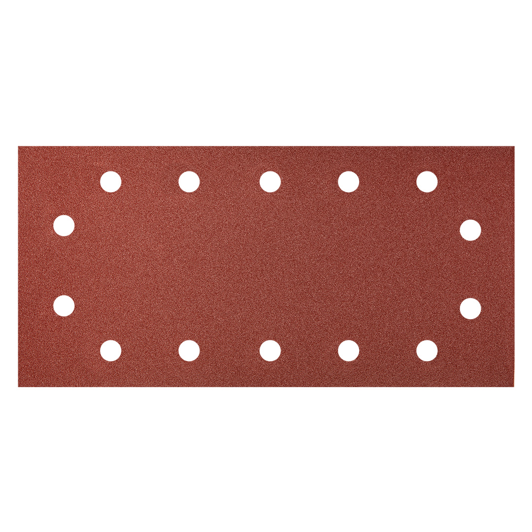 TOP-55H726--Papier ścierny na rzep 115 x 230 mm, K240, 5 szt., z otworami