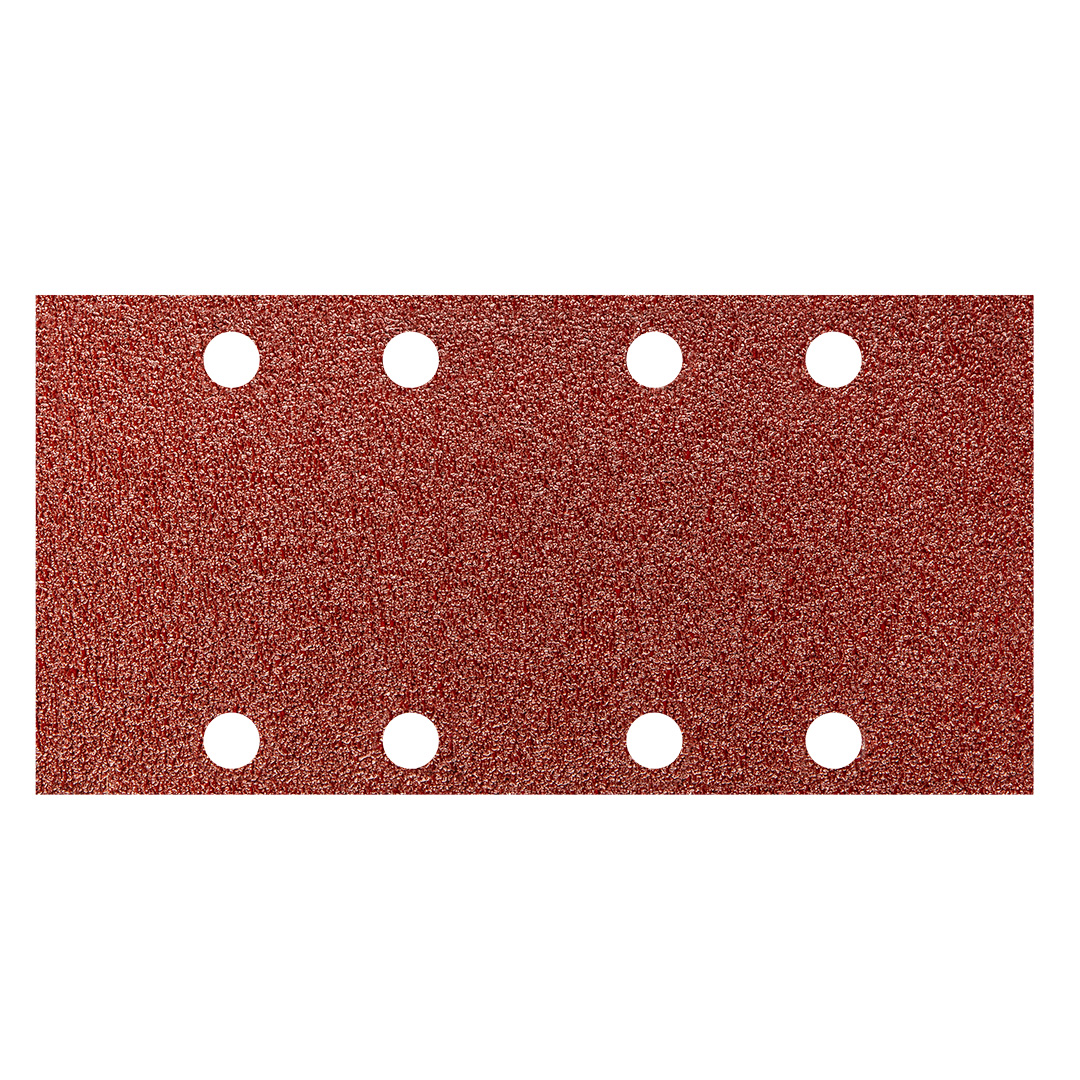 TOP-55H736--Papier ścierny na rzep 93 x 185 mm, K40, 5 szt., z otworami