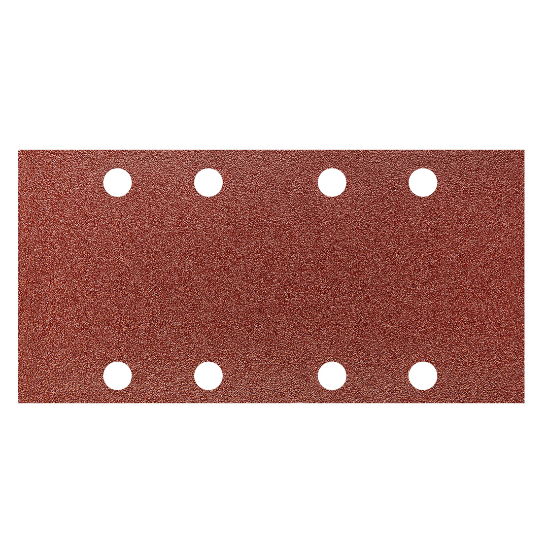 TOP-55H738--Papier ścierny na rzep 93 x 185 mm, K80, 5 szt., z otworami