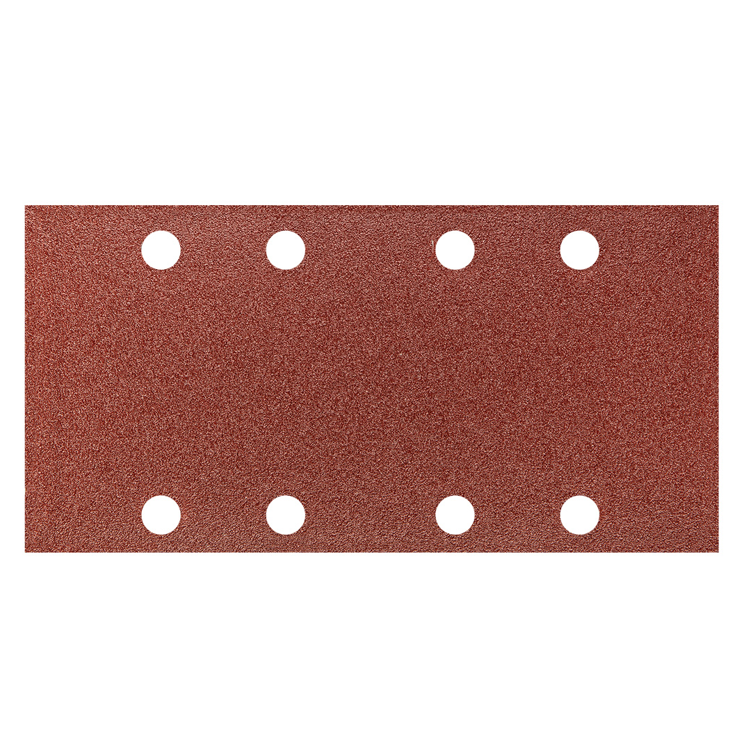 TOP-55H739--Papier ścierny na rzep 93 x 185 mm, K100, 5 szt., z otworami