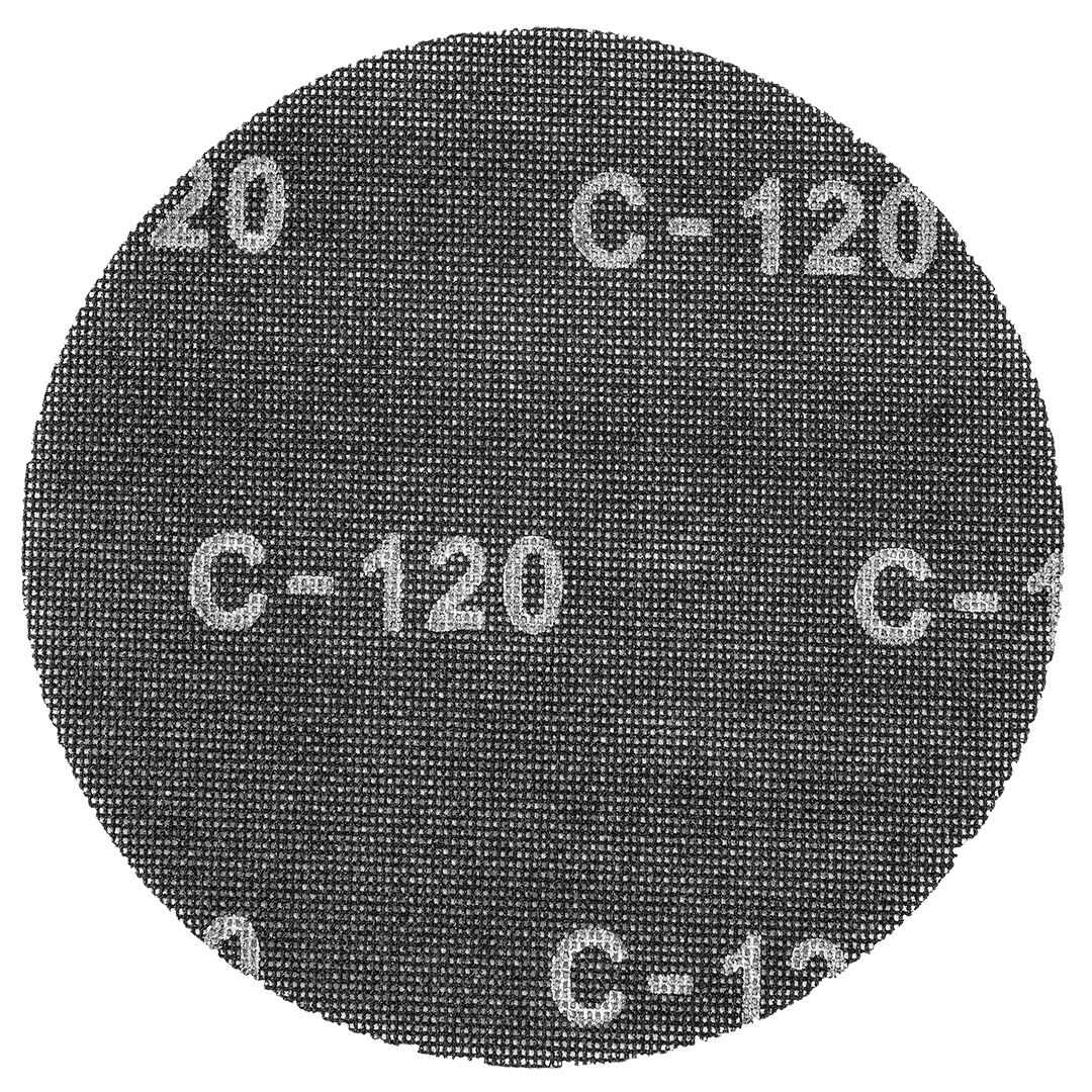 TOP-55H745--Siatka ścierna na rzep, 225 mm, K120, węglik krzemu, nasyp otwarty, 10 szt.