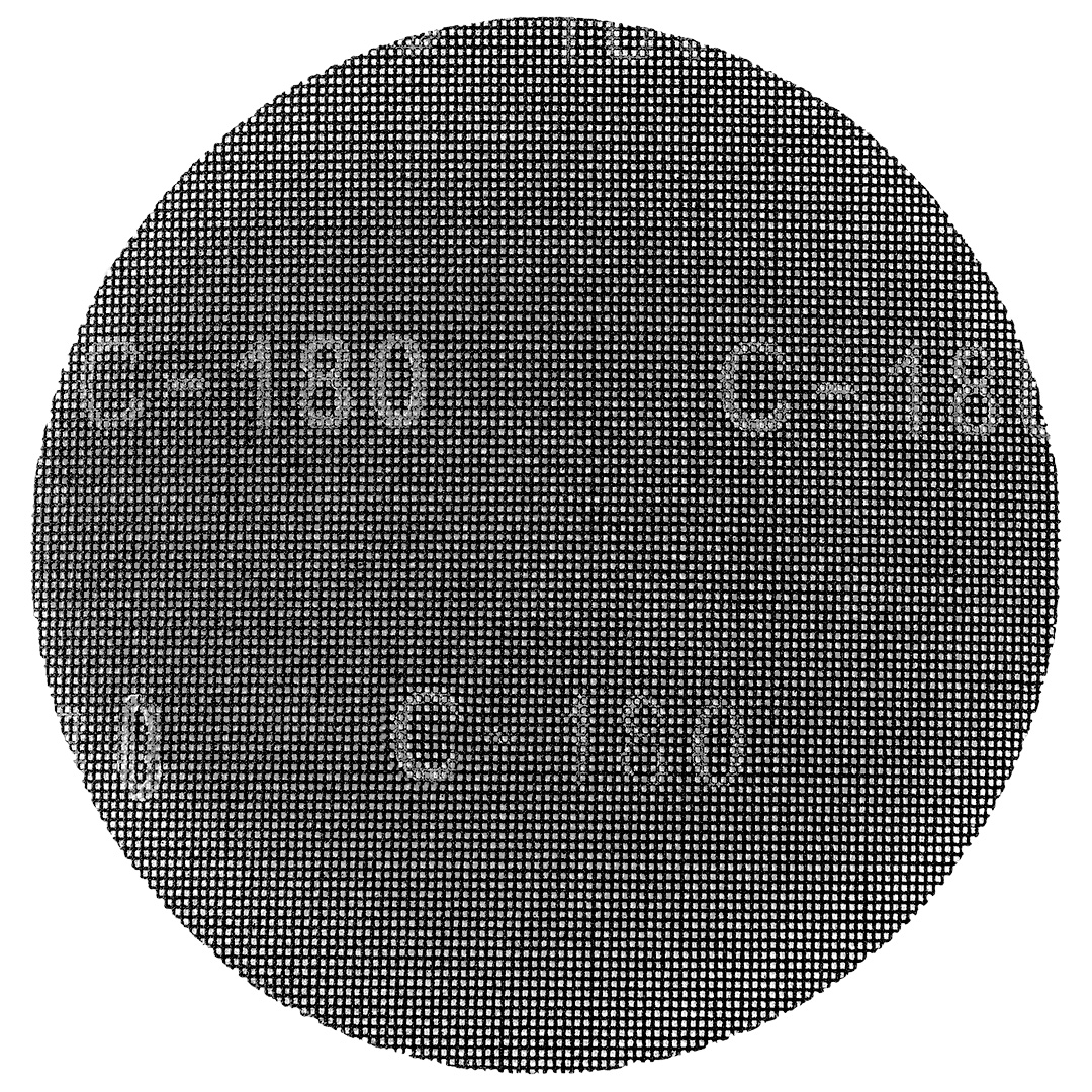 TOP-55H746--Siatka ścierna na rzep, 225 mm, K180, węglik krzemu, nasyp otwarty, 10 szt.