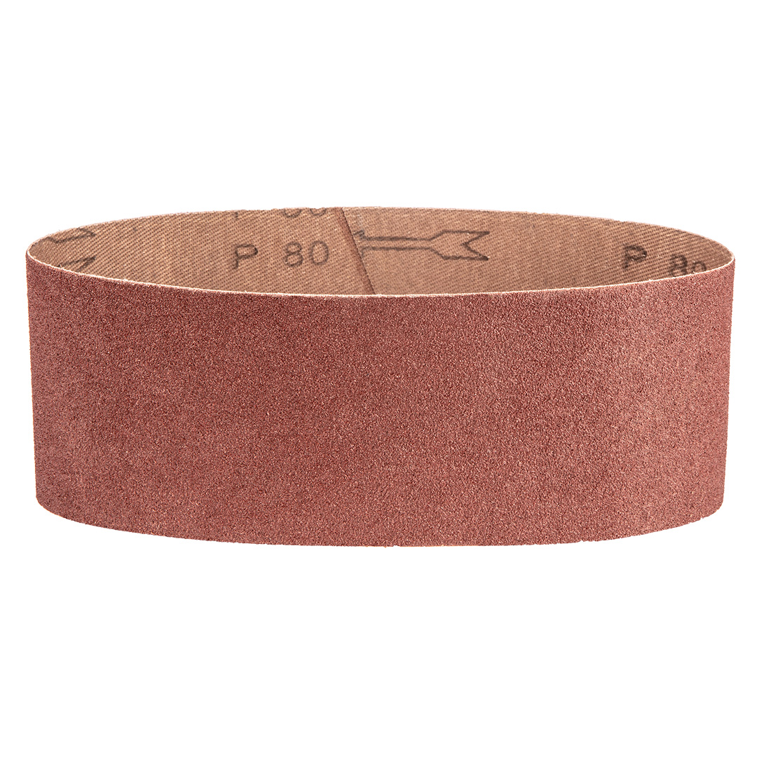TOP-55H789--Pasy bezkońcowe 75 x 457 mm, K80, 3 szt., elektrokorund, baza z płótna typu X, nasyp półotwarty