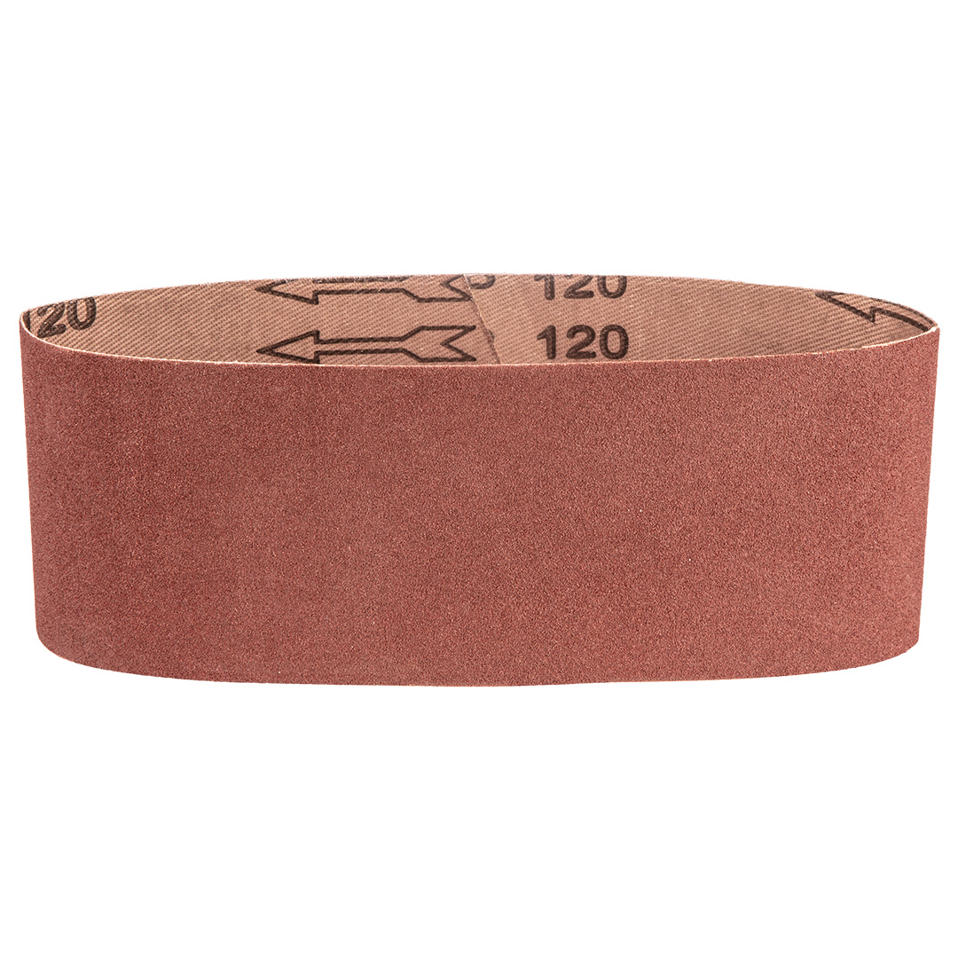 TOP-55H791--Pasy bezkońcowe 75 x 457 mm, K120, 3 szt., elektrokorund, baza z płótna typu X, nasyp półotwarty