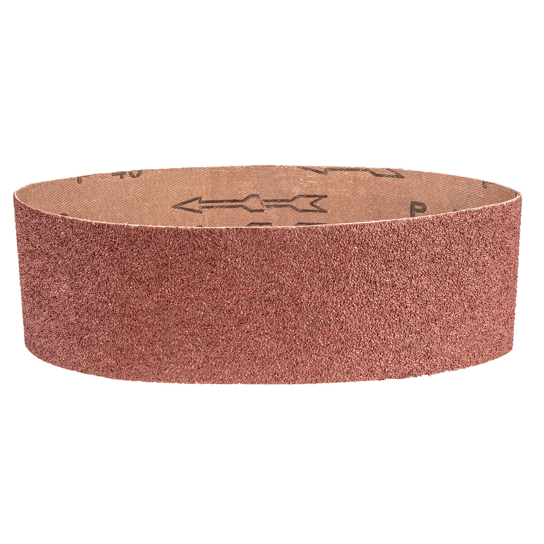 TOP-55H797--Pasy bezkońcowe 75 x 533 mm, K40, 3 szt., elektrokorund, baza z płótna typu X, nasyp półotwarty