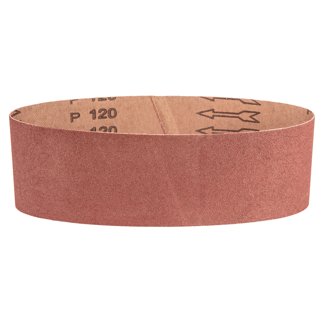 TOP-55H801--Pasy bezkońcowe 75 x 533 mm, K120, 3 szt., elektrokorund, baza z płótna typu X, nasyp półotwarty