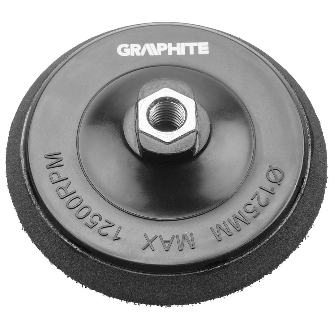TOP-55H827--Tarcza elastyczna z rzepem 125 mm x M14