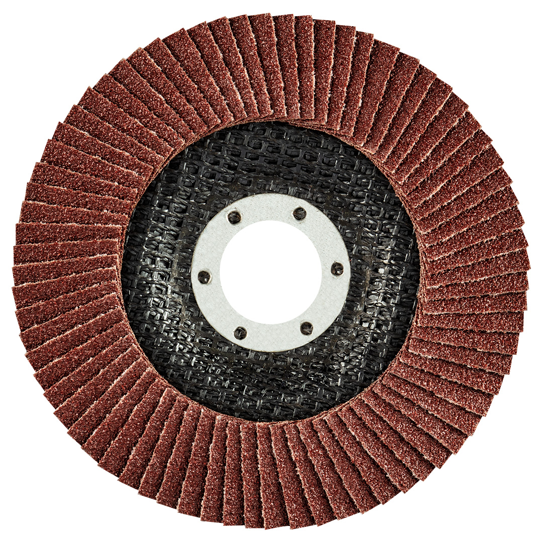 TOP-55H983--Ściernica listkowa 115 x 22.2 mm, K80, elektrokorund, baza z płótna typu C, nasyp pełny