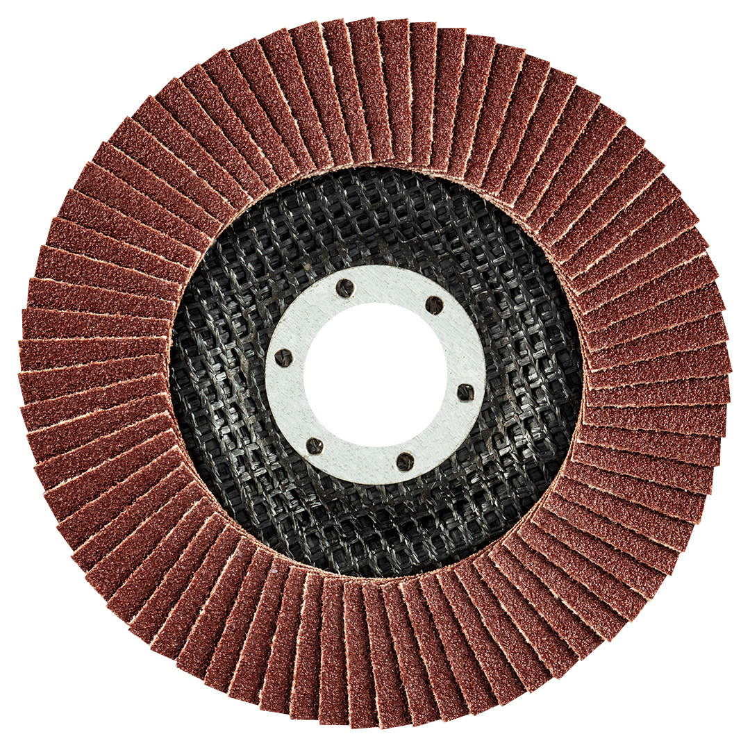 TOP-55H984--Ściernica listkowa 115 x 22.2 mm, K100, elektrokorund, baza z płótna typu C, nasyp pełny