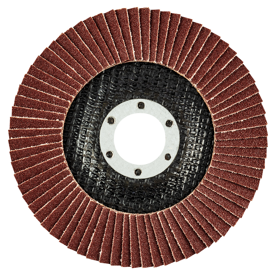 TOP-55H985--Ściernica listkowa 115 x 22.2 mm, K120, elektrokorund, baza z płótna typu C, nasyp pełny