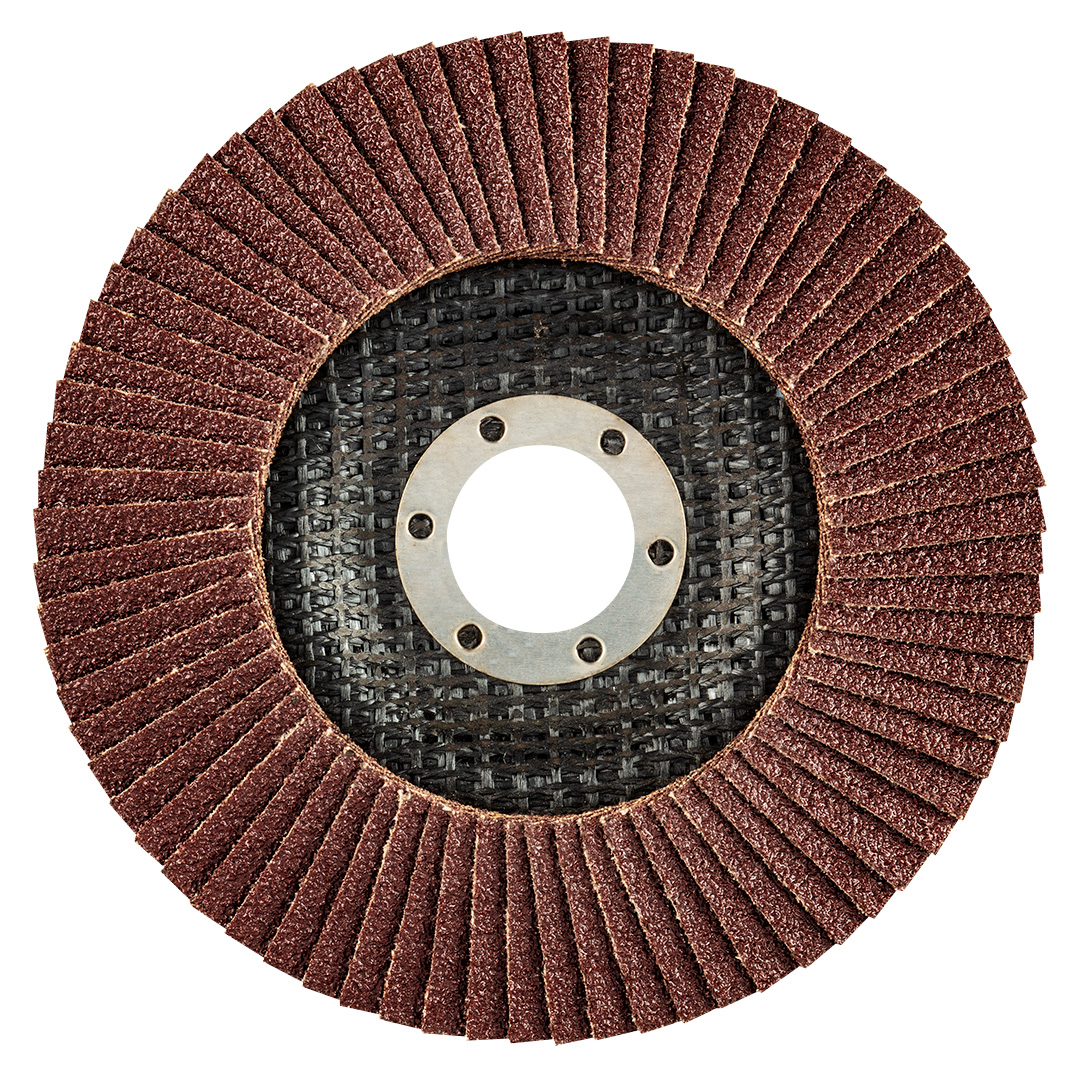 TOP-55H989--Ściernica listkowa 125 x 22.2 mm, K80, elektrokorund, baza z płótna typu C, nasyp pełny