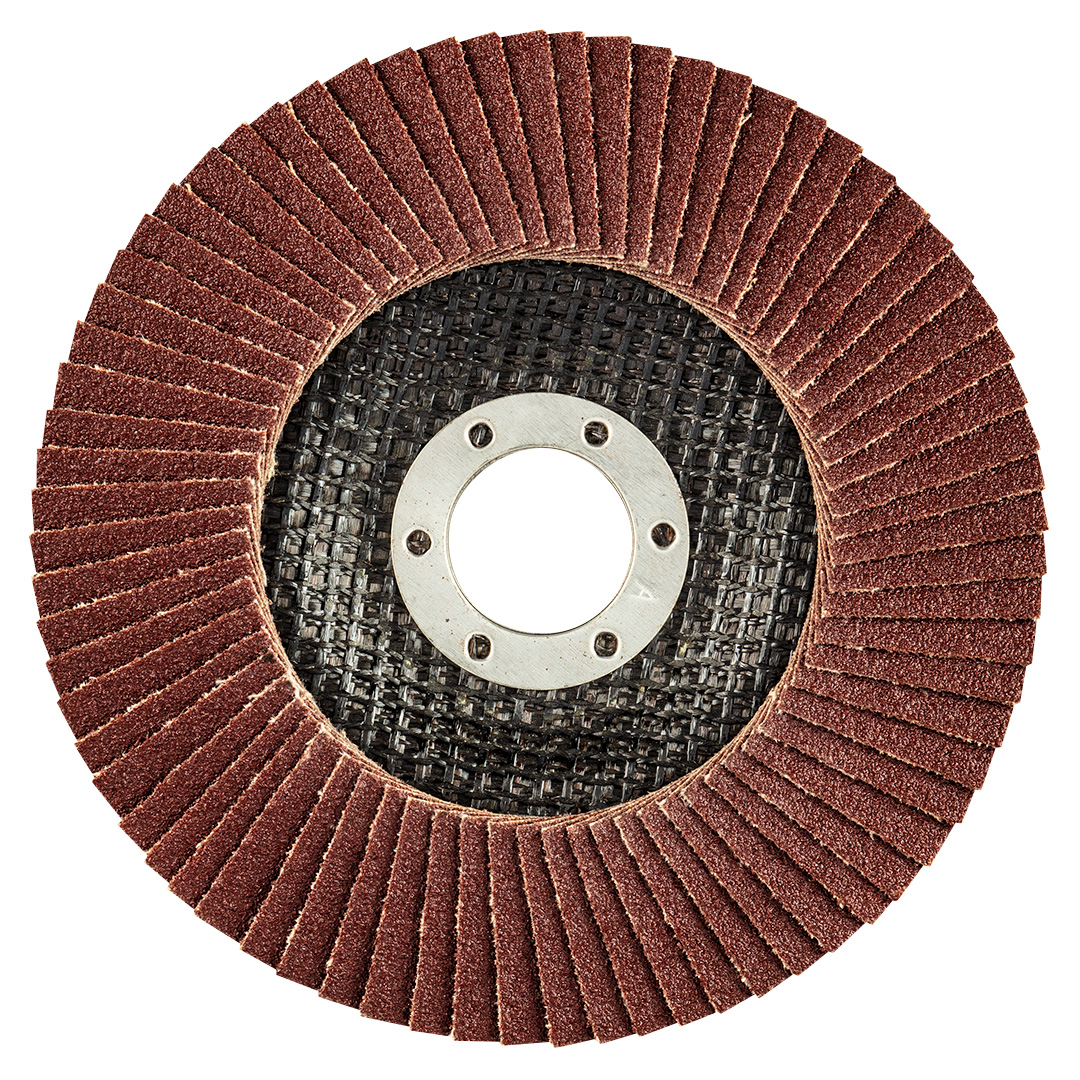TOP-55H990--Ściernica listkowa 125 x 22.2 mm, K100, elektrokorund, baza z płótna typu C, nasyp pełny
