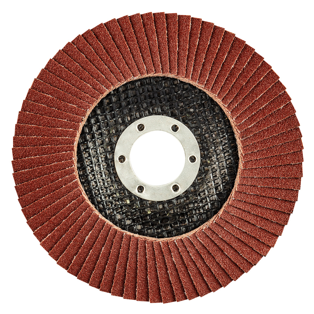 TOP-55H991--Ściernica listkowa 125 x 22.2 mm, K120, elektrokorund, baza z płótna typu C, nasyp pełny