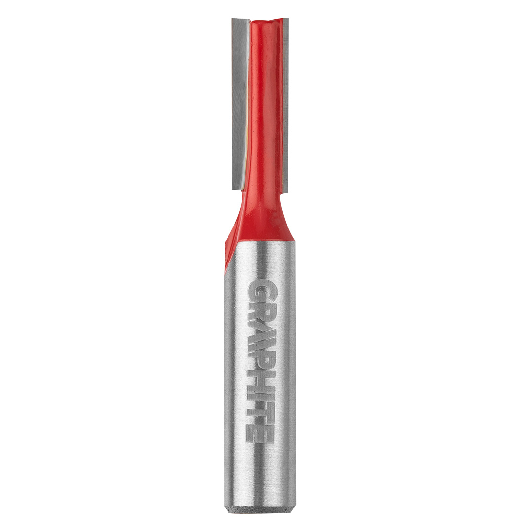 TOP-56H202--Frez palcowy dwuostrzowy, węglik spiekany płytka (HM), średnica 6 mm, wysokość robocza 19 mm, średnica trzpienia 8 mm, do drewna, PCV, płyt wiórowych, dwa ostrza