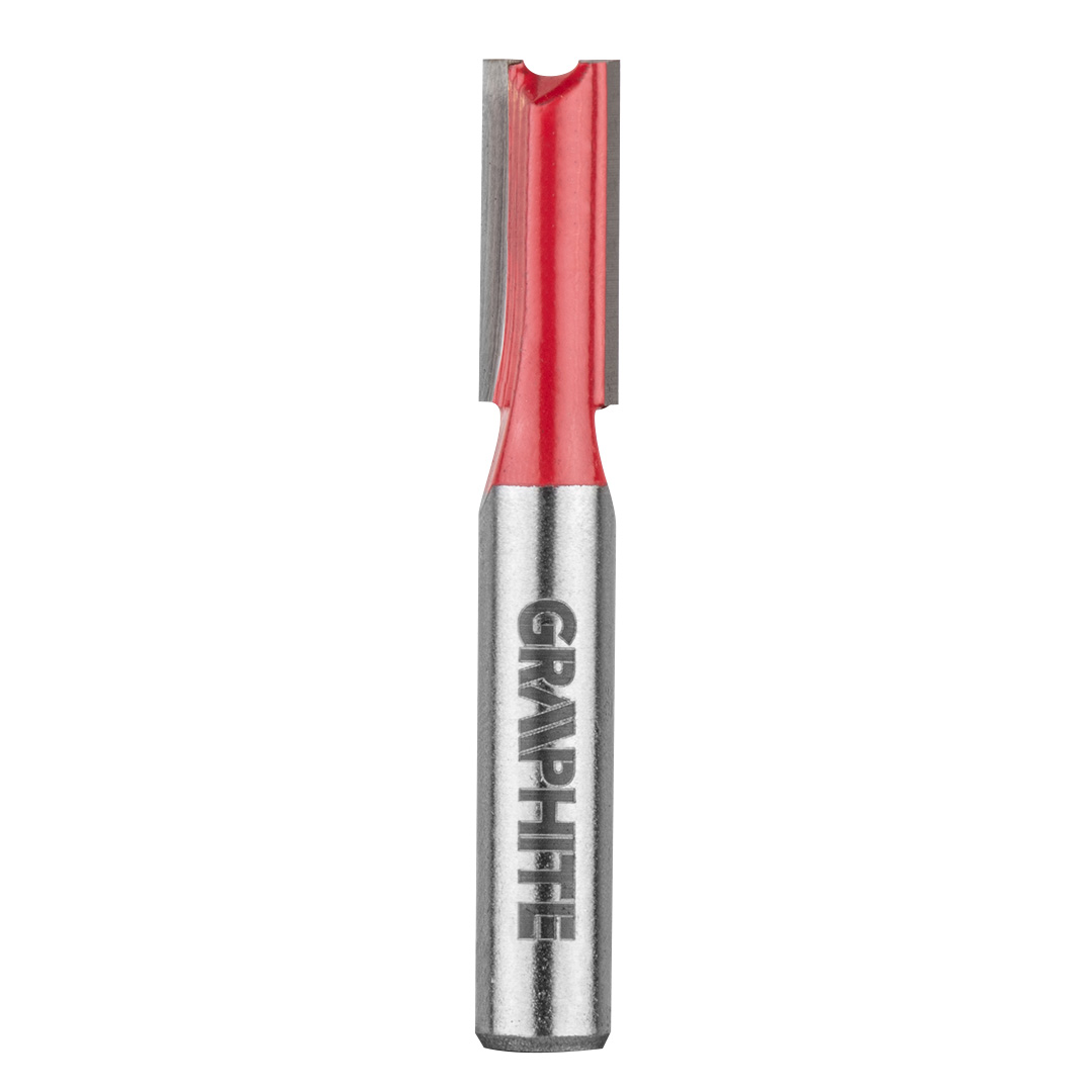 TOP-56H203--Frez palcowy dwuostrzowy, węglik spiekany płytka (HM), średnica 8 mm, wysokość robocza 19 mm, średnica trzpienia 8 mm, do drewna, PCV, płyt wiórowych, dwa ostrza