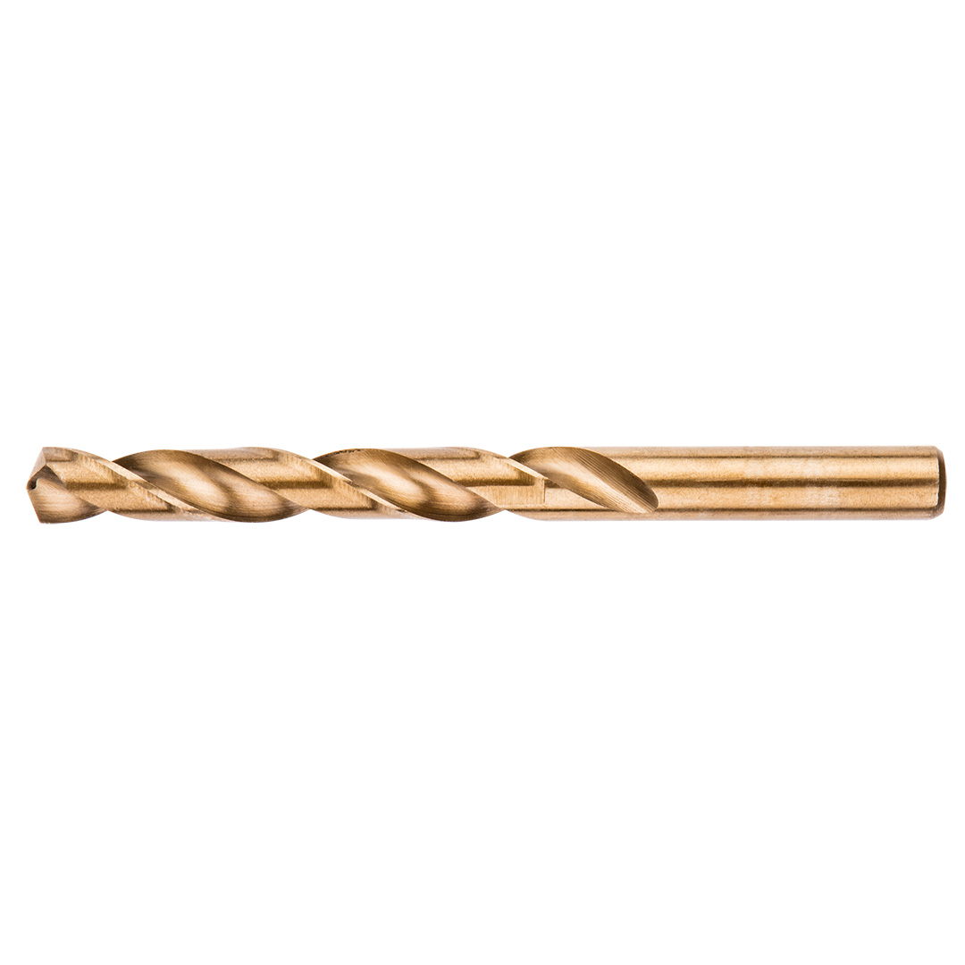 TOP-57H062-5--Wiertła do metalu HSS-Co, 12 mm, zestaw 5 szt., głęboko szlifowane, stal M35, kąt wierzchołkowy 135°, korekta ścinu, DIN338
