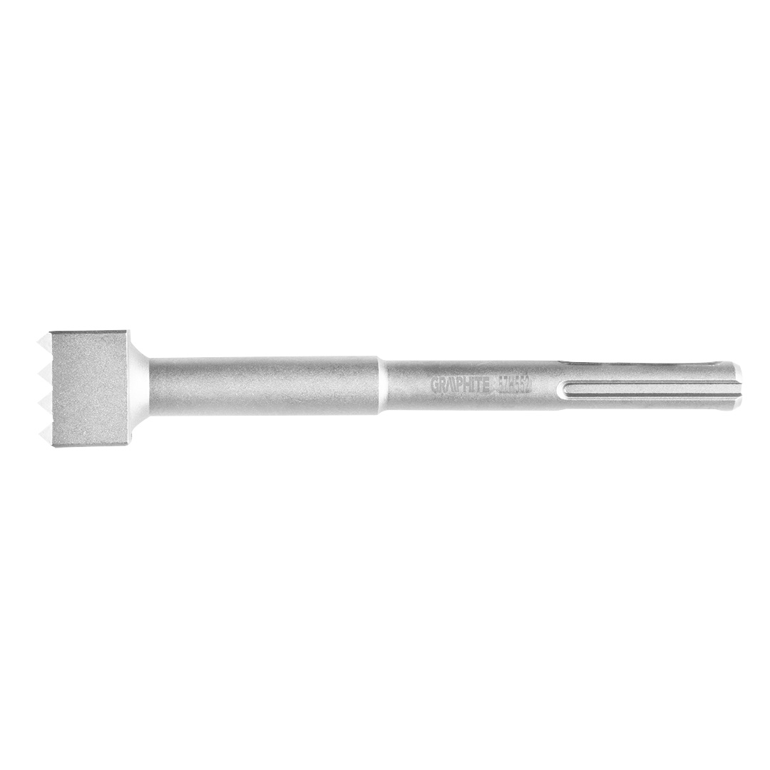 TOP-57H552--Groszkownik SDS Max, konstrukcja jednoczęściowa, wymiary części roboczej 40 x 40 mm, 16 zębów, długość 240 mm