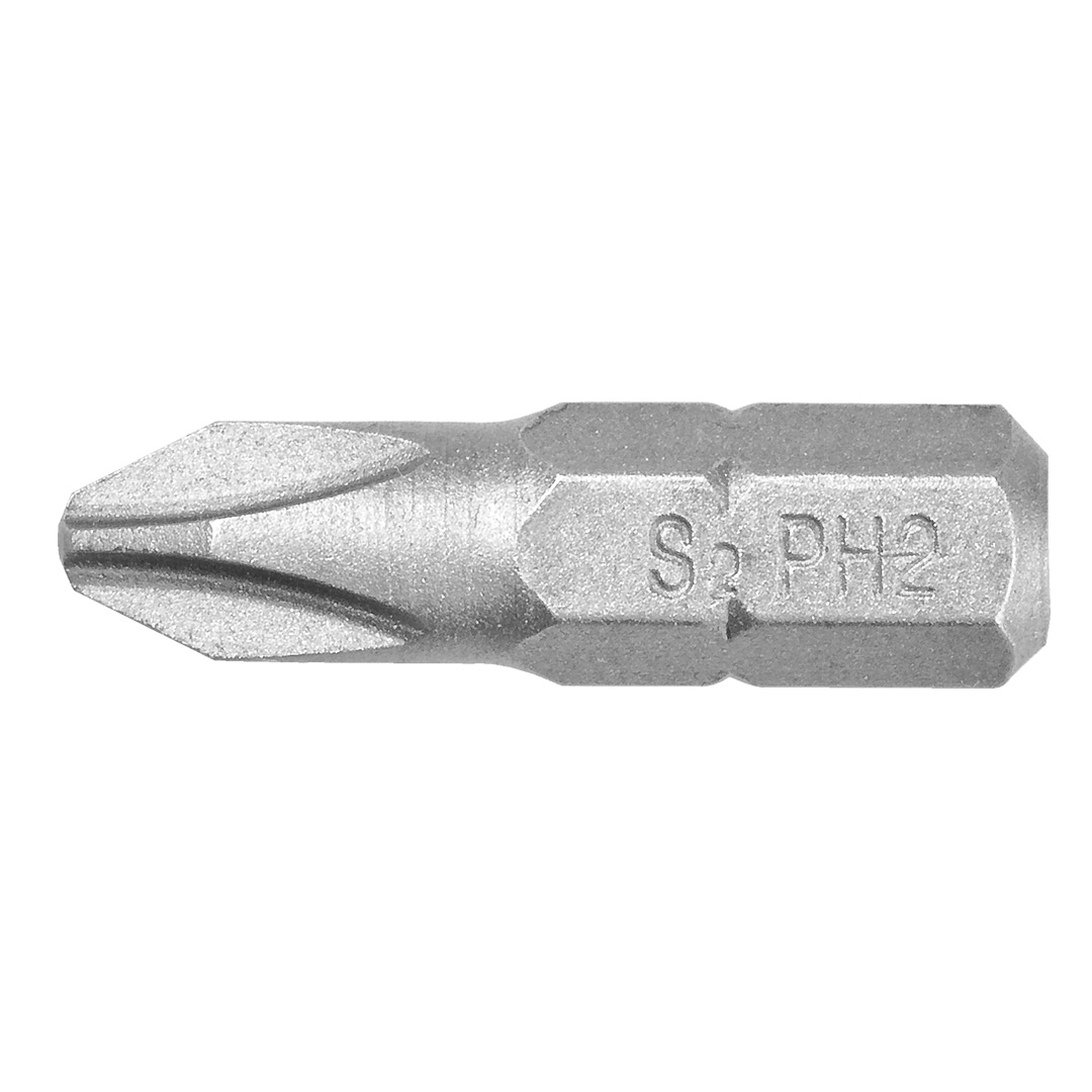 TOP-57H955--Końcówki wkrętakowe PH2 x 25 mm, 1/4", stal S2, zestaw 20 szt.