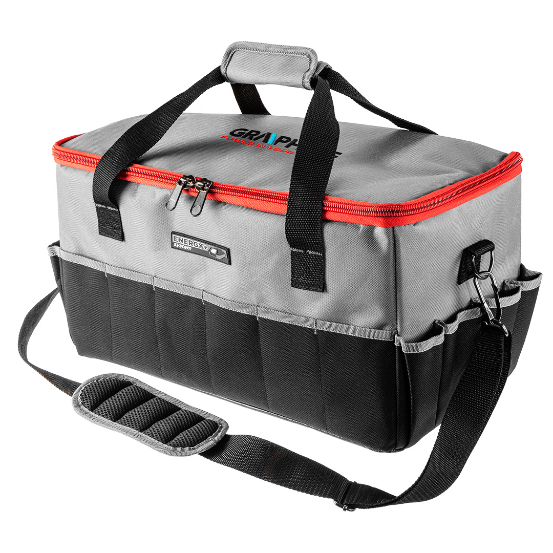 TOP-58G021--Torba na elektronarzędzia, wymiary 50 x 25 x 25 cm, 24 l, poliester