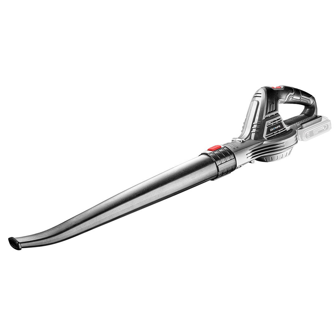 TOP-58G031--Dmuchawa do liści akumulatorowa Energy+ 18V, obroty 12000 min-1, prędkość przepływu powietrza 190 km/h, masa 1.2 kg