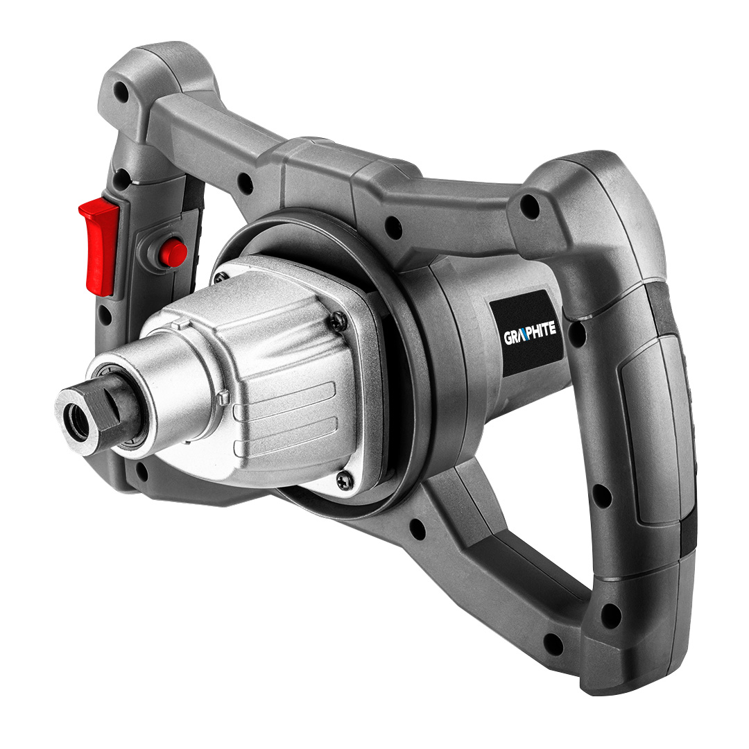 TOP-58G783--Mieszarka 1250W, obroty 400-800 min, uchwyt M14, masa 5.6 kg, akcesoria: trzpień - 1szt., mieszadła - 2szt., klucz - 2szt.