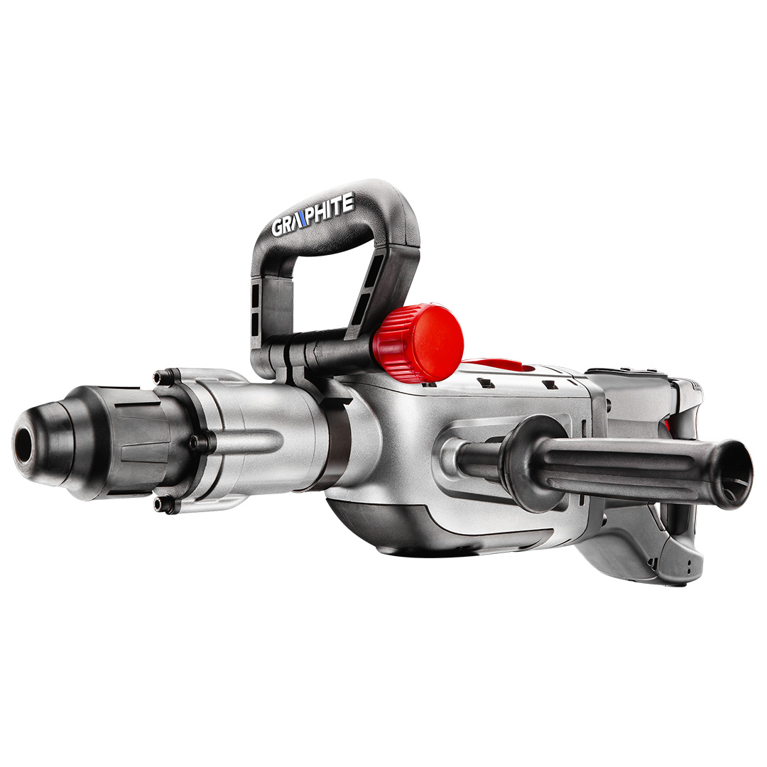 TOP-58G878--Młot wyburzeniowy SDS max 1700W, obroty 160-320 min, udar 950-1900 min, energia udaru 27 J, 3-funkcyjny, maksymalna średnica wiercenia w betonie 50 mm, przewód 3 m, wymiary (LxH) 730 x 205 mm, masa 11 kg, akcesoria: wiertło do betonu, dłuto, osłona p