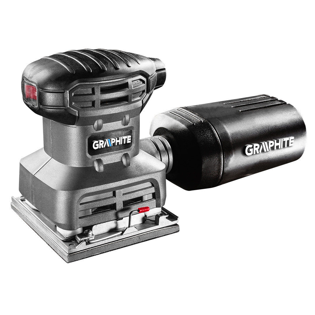 TOP-59G320--Szlifierka oscylacyjna 220W, stopa 104 x 112 mm, ilość oscylacji 26000 min, amplituda oscylacji 1 mm, akcesoria: 3 stopy wymienne, kwadratowa, prostokątna, trójkatna, papier ścierny 9szt, pojemnik na pył z filtrem - 1 szt; masa 1.2 kg