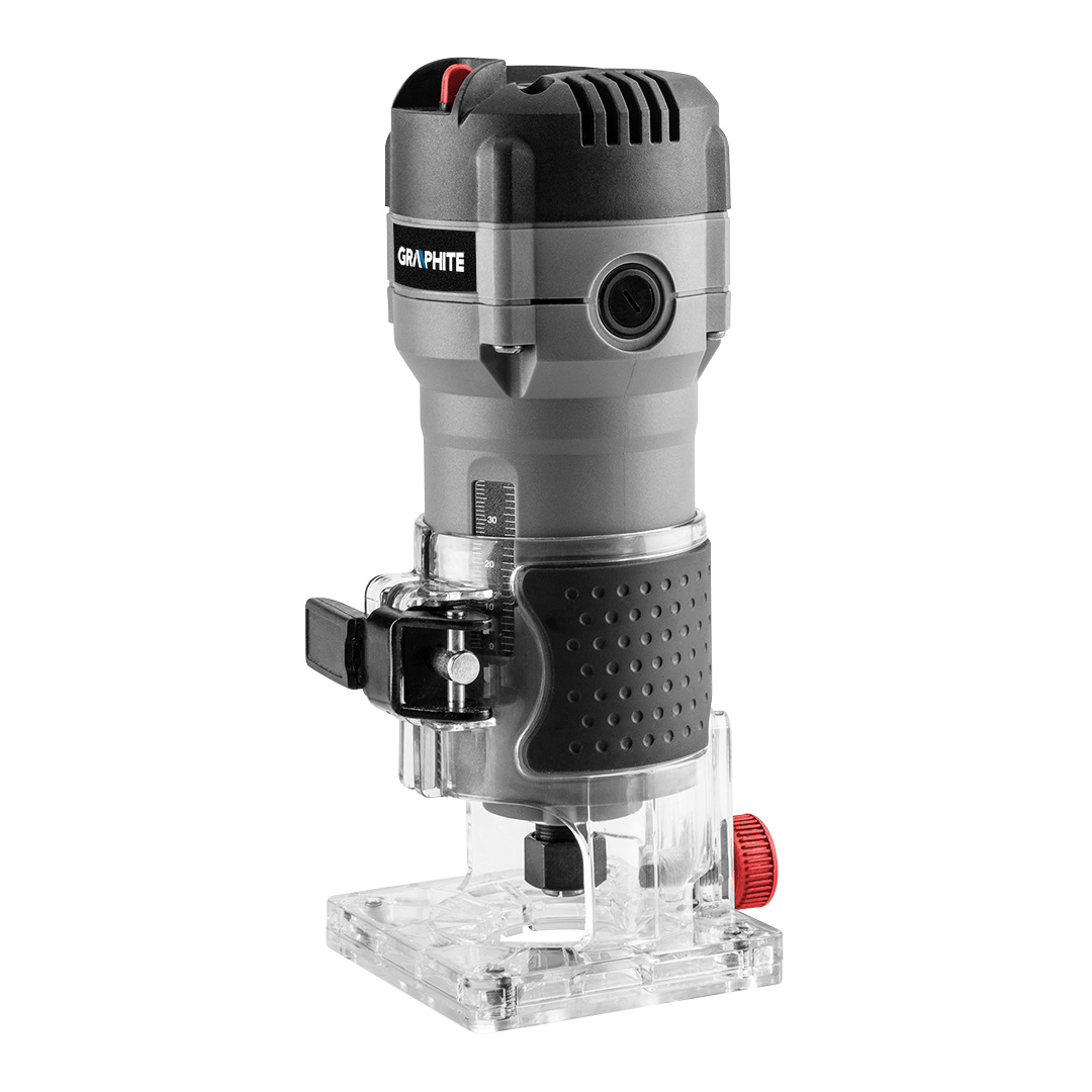 TOP-59G718--Trymer do krawędzi 510W, uchwyt 6-8 mm 59G718, napięcie zasilania 230 V AC, Częstotliwość zasilania 50Hz, Moc znamionowa 510W, Zakres prędkości obrotowej na biegu jałowym 30000 min-1; Średnica tulei zaciskowych  6,35 mm, Masa 1,64 kg