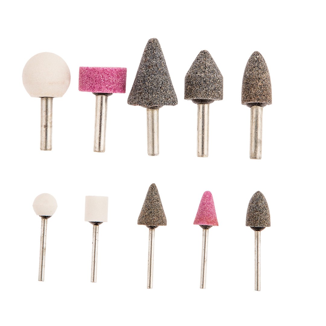 TOP-60H006--Kamienie szlifierskie, zestaw 10 szt.