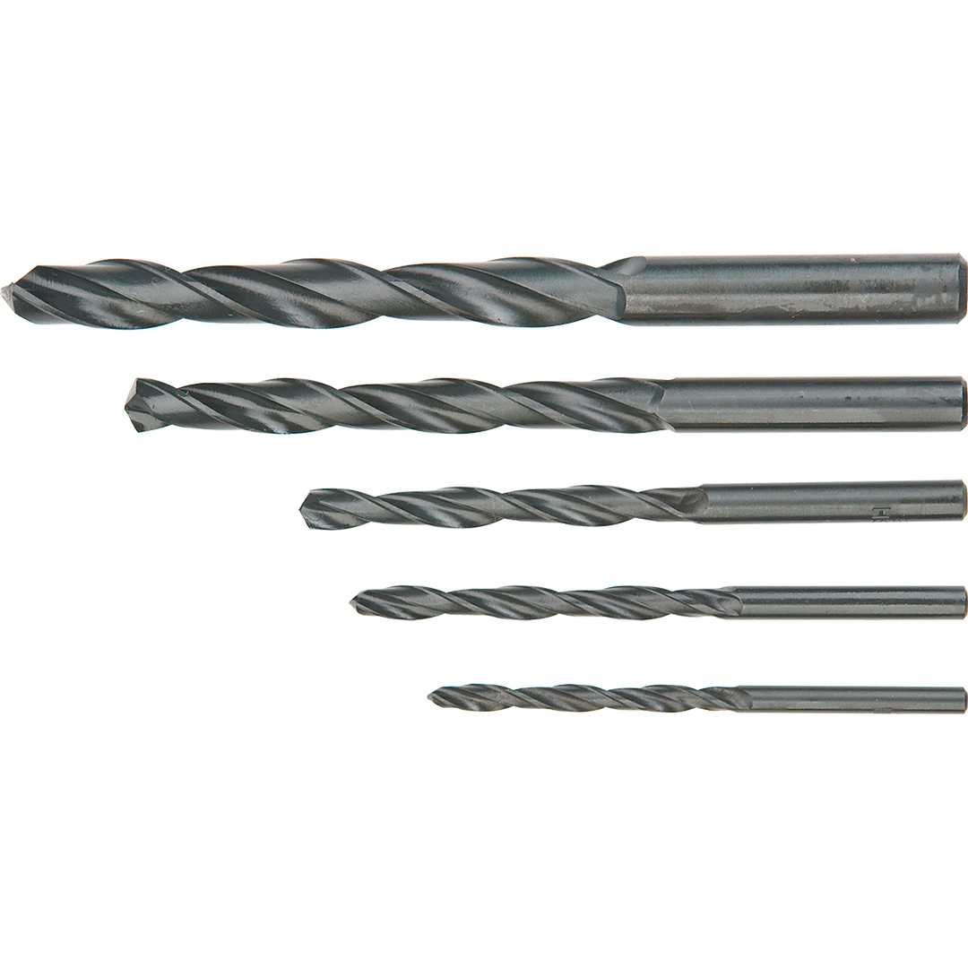 TOP-60H705--Wiertła do metalu HSS, 4.0-10.0 mm, zestaw 5 szt., 4.0, 5.0, 6.0, 8.0, 10.0 mm