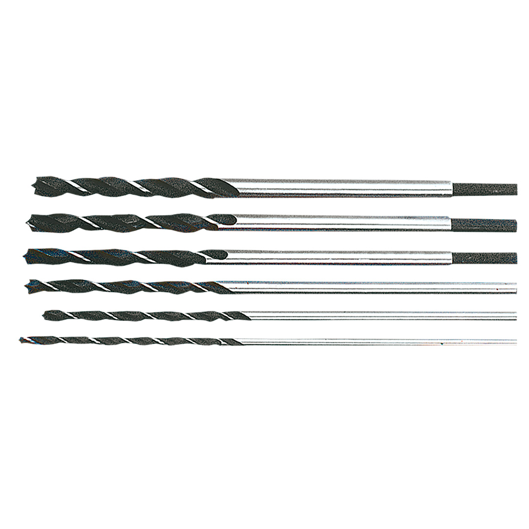 TOP-60H816--Wiertła do drewna spiralne 6-14 x 300 mm, zestaw 6 szt., 6, 8, 10, 12, 13, 14 mm