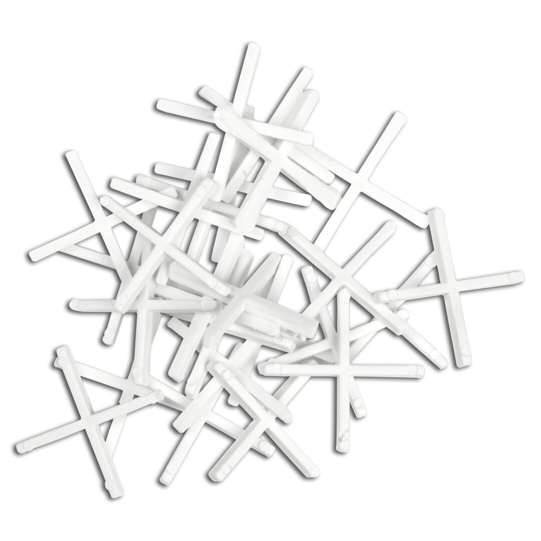 TOP-61-106--Krzyżyki dystansowe 1 mm, 200 szt., plastikowe