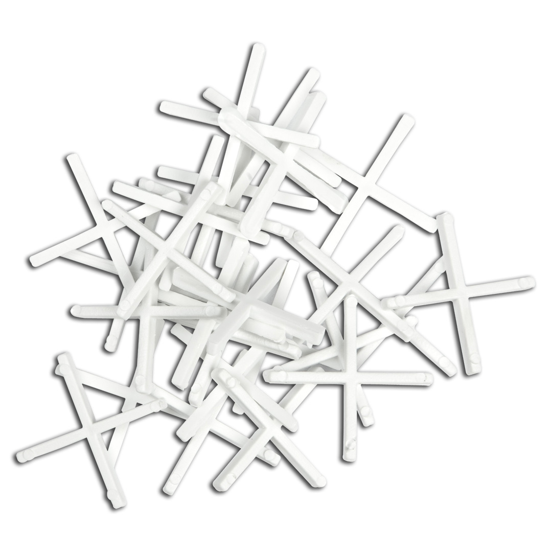 TOP-61-107--Krzyżyki dystansowe 1.5 mm, 200 szt., plastikowe