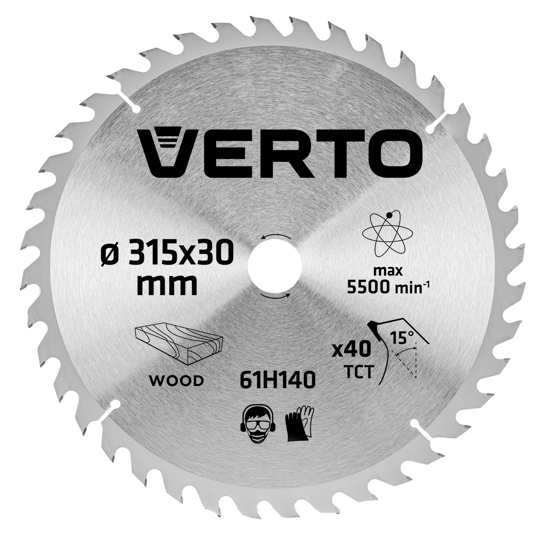 TOP-61H140--Tarcza do pilarki, widiowa, 315 x 30 mm, 40 zębów,  grubość tarczy 2.0 mm, grubość zęba 3.0 mm, redukcje: 30 x 16 mm, 30 x 20 mm, 30 x 25.4 mm