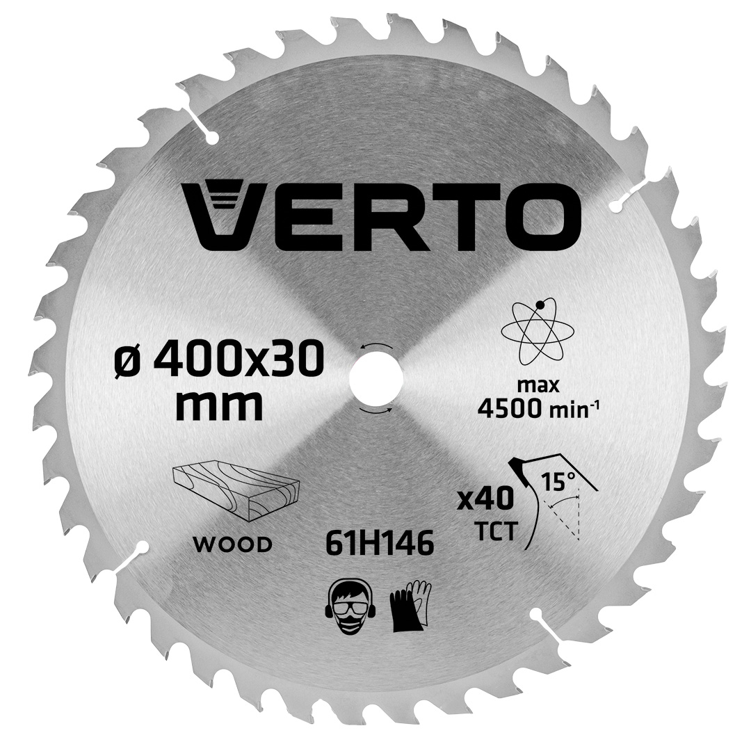 TOP-61H146--Tarcza do pilarki, widiowa, 400 x 30 mm, 40 zębów,  grubość tarczy 2.2 mm, grubość zęba 3.2 mm, redukcje: 30 x 16 mm, 30 x 20 mm, 30 x 25.4 mm