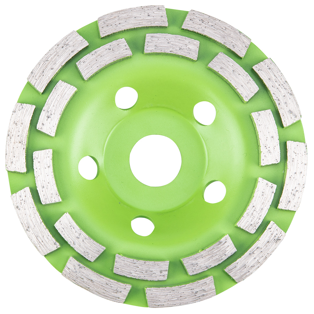 TOP-61H437--Tarcza diamentowa szlifierska 125 x 22.2 x 5 mm, podwójny segment o wysokości 5 mm