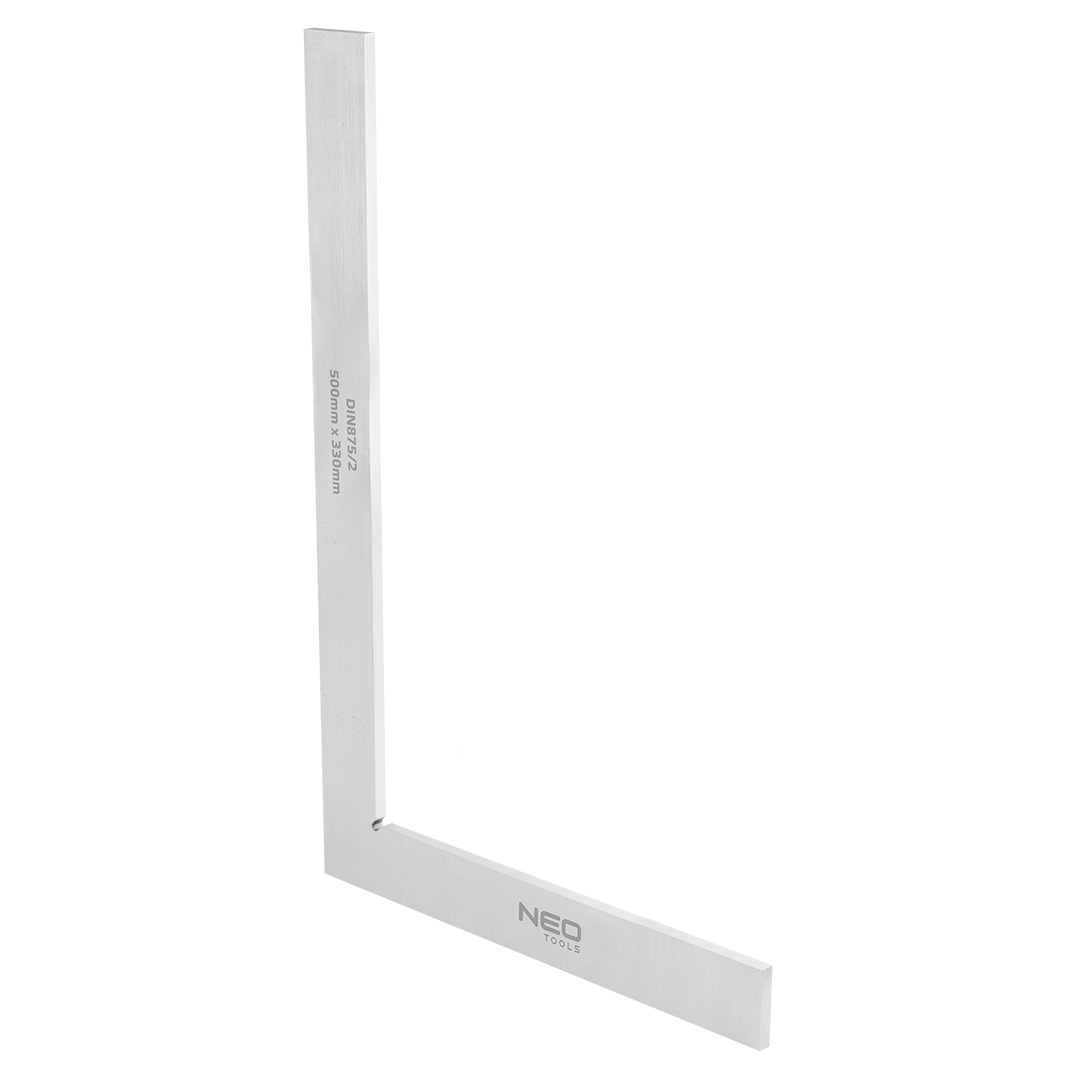 TOP-72-027--Kątownik płaski, DIN875/2, 500x330mm, stal węglowa, wysoka dokładność pomiaru, specjalnie hartowany i szlifowany dla zapewnienia dokładności i precyzji pomiaru