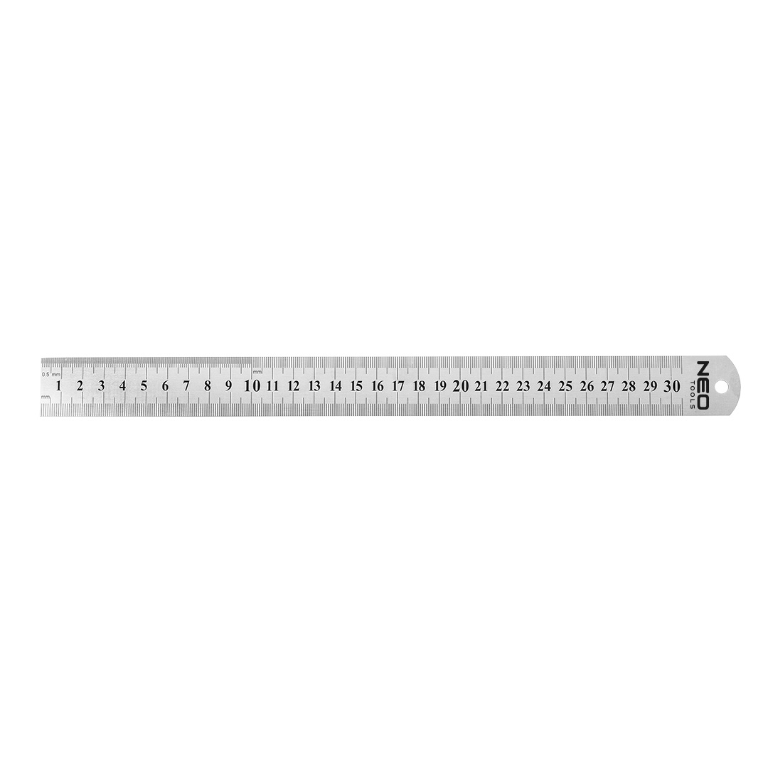 TOP-72-213--Przymiar liniowy 30 cm, stal nierdzewna