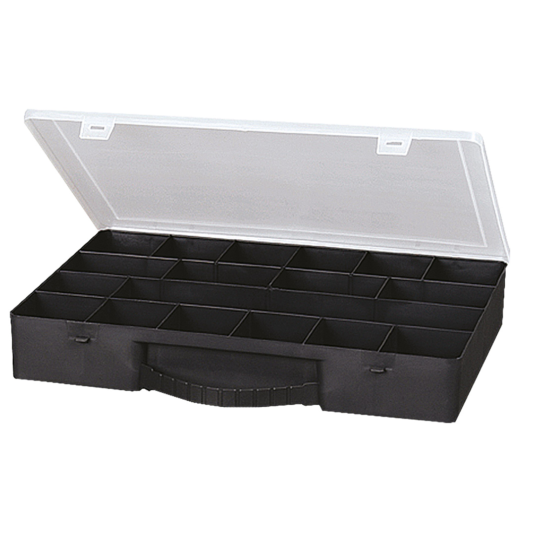TOP-79R163--Organizer duży 36 x 25 x 5.5 cm, plastikowy, 18 przegród
