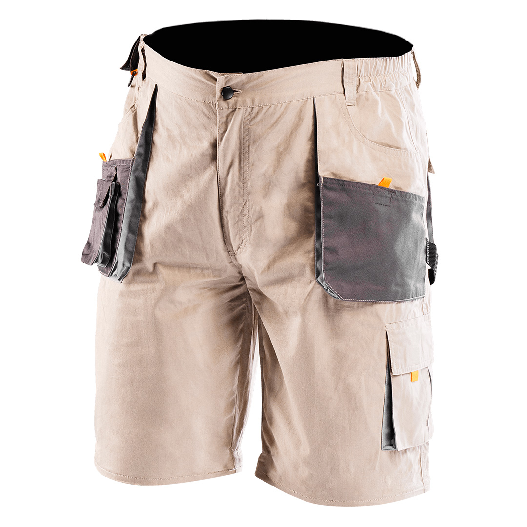TOP-81-330-M--Krótkie spodenki SUMMER, rozmiar M/50, 100% bawełna, 240 g/m2, certyfikat CE, EN ISO 13688:2013