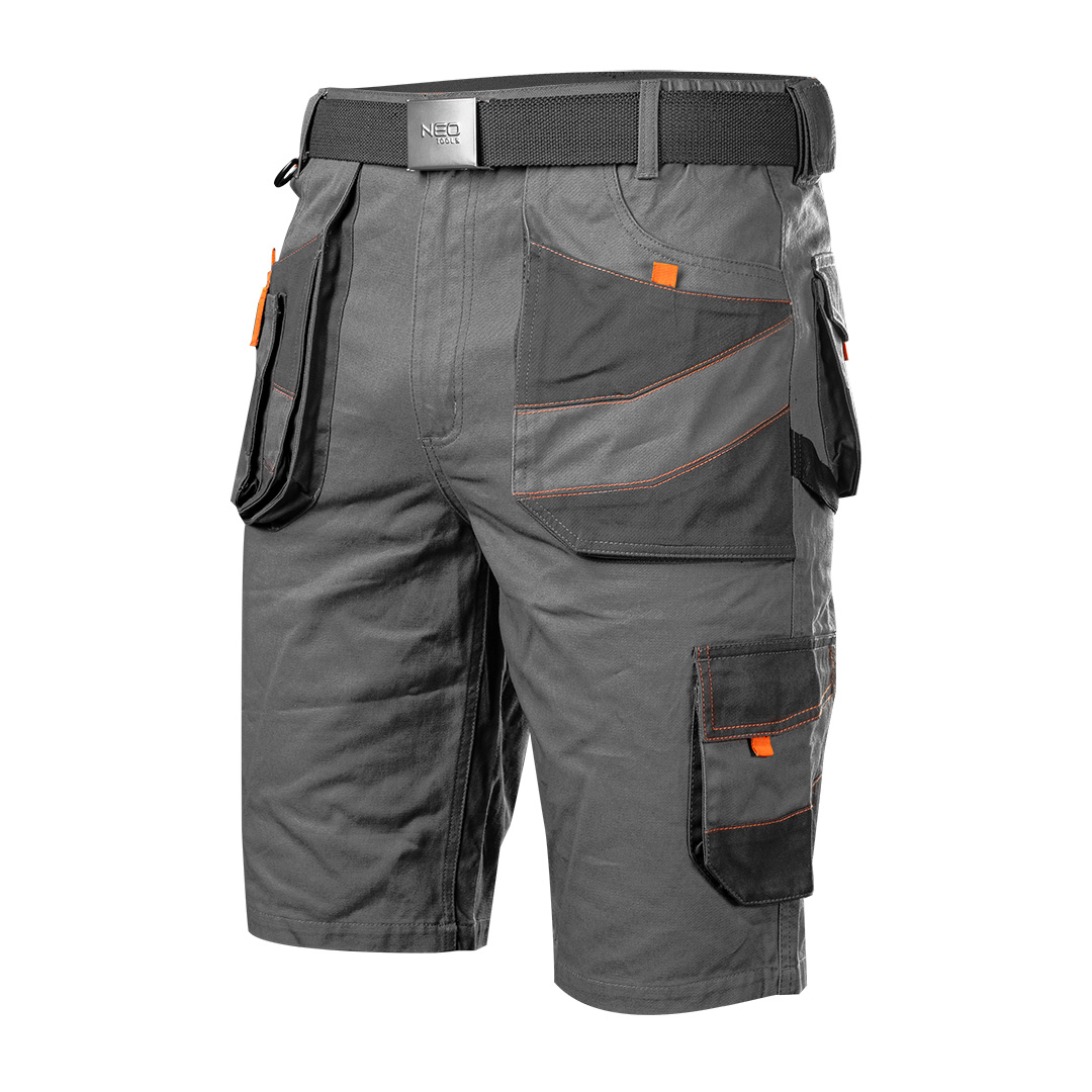 TOP-81-331-XS--Krótkie spodenki, 100% cotton, gramatura 260 g/m2, wykonanie z bawełnianej tkaniny typu twill zapewnia dużą trwałość i odporność na rozerwanie, elastyczna guma w pasie, w zestawie z paskiem, wielofunkcyjne i pojemne kieszenie, wewnętrzna wszywka imie