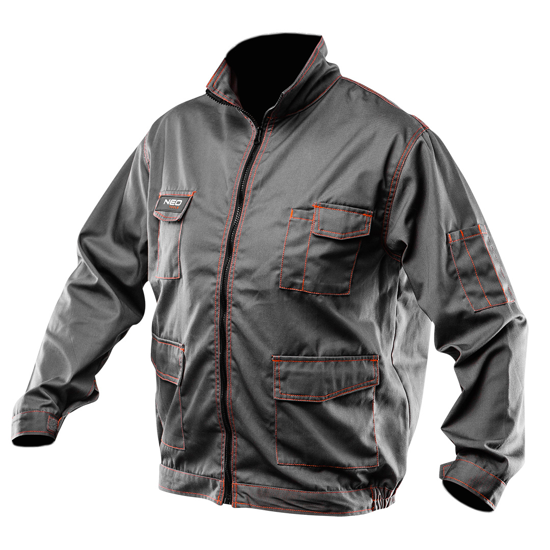 TOP-81-410-LD--Bluza robocza, rozmiar  L/54, 35% bawełna, 65% poliester, 245 g/m2, wielofunkcyjne kieszenie, gumka w dolnym ściągaczu, CE, EN ISO 13688:2013
