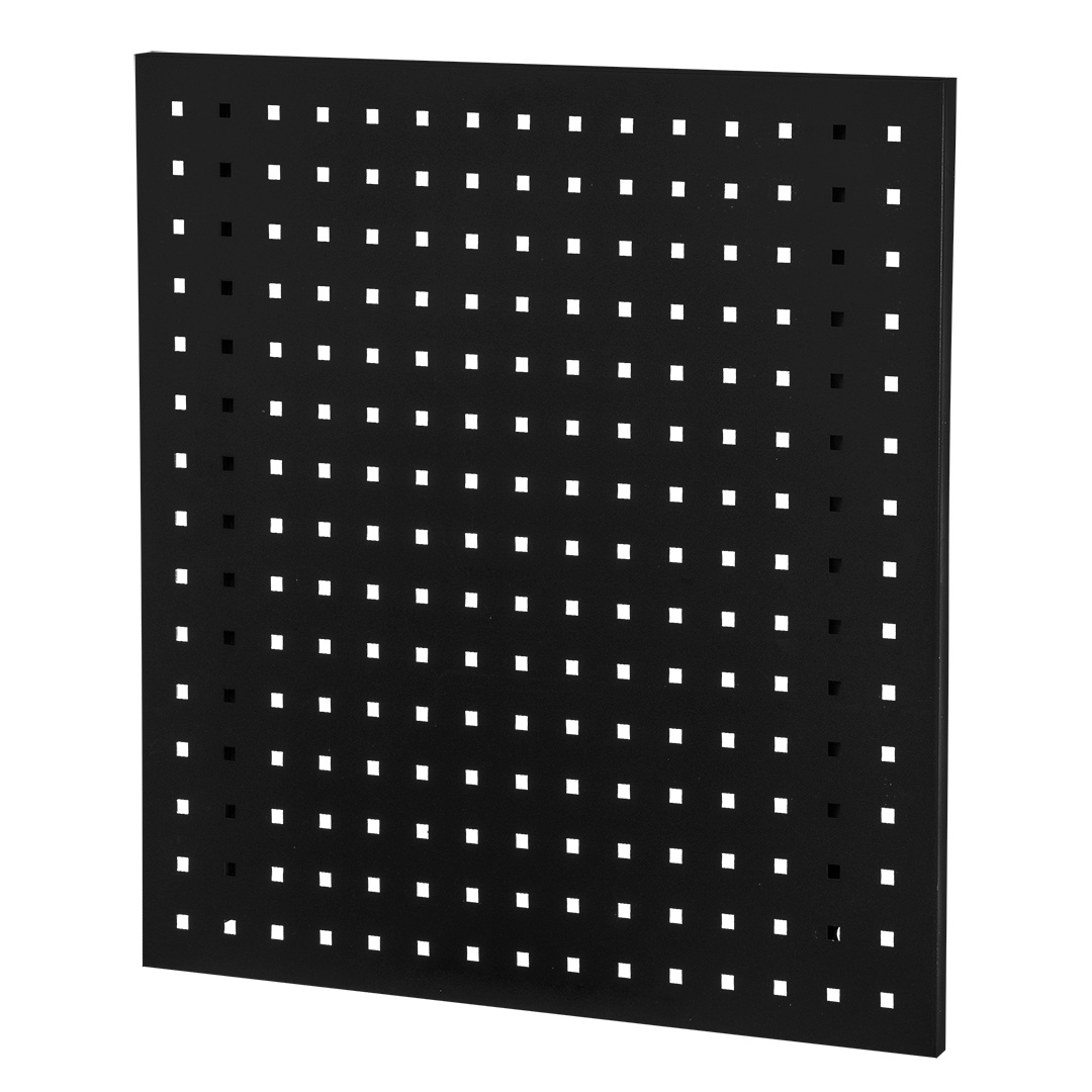 TOP-84-500--Panel narzędziowy wymiar 60 cm szerokość, 60 cm wysokość, 2 cm głębokość, stal SPCC o grubości 0.8mm, zawiera kołki rozporowe, kompatybilne z hakami 84-502, 84-503, 84-092, 84-093, 84-094, 84-095, 84-096, 84-097, 84-098