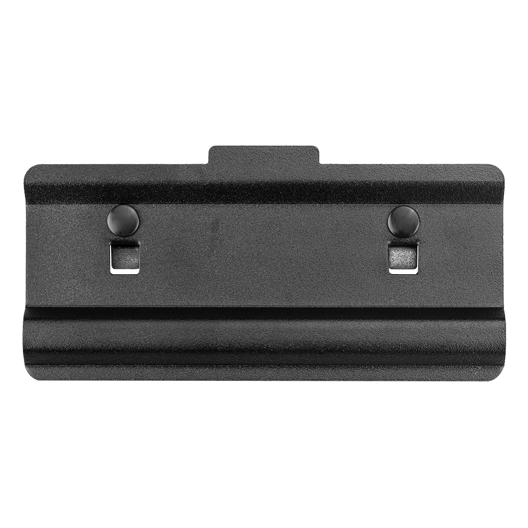 TOP-84-503--Hak na box duży, rozmiar 13x6.5 cm, stal SPCC, grubość stali 1mm, do zawieszenia pojemników magazynowych na perforacjach narzędziowych, kompatybilne z perforacją narzędziową Neo 84-500 i 84-501