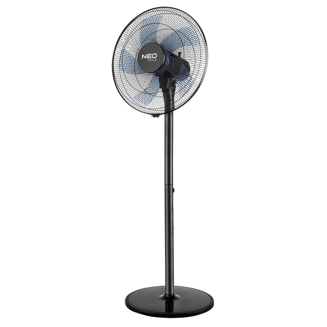 TOP-90-001--Wentylator podłogowy 50W, średnica wiatraka 40 cm, 3 prędkości nawiewu, oscylacja: lewo-prawo, skrzydła z wysokiej jakości ABS.